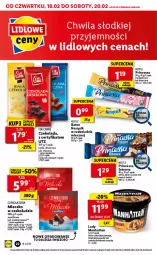 Gazetka promocyjna Lidl - GAZETKA - Gazetka - ważna od 20.02 do 20.02.2021 - strona 22 - produkty: Princessa, Nesquik, Mleczko, Czekolada, Baton