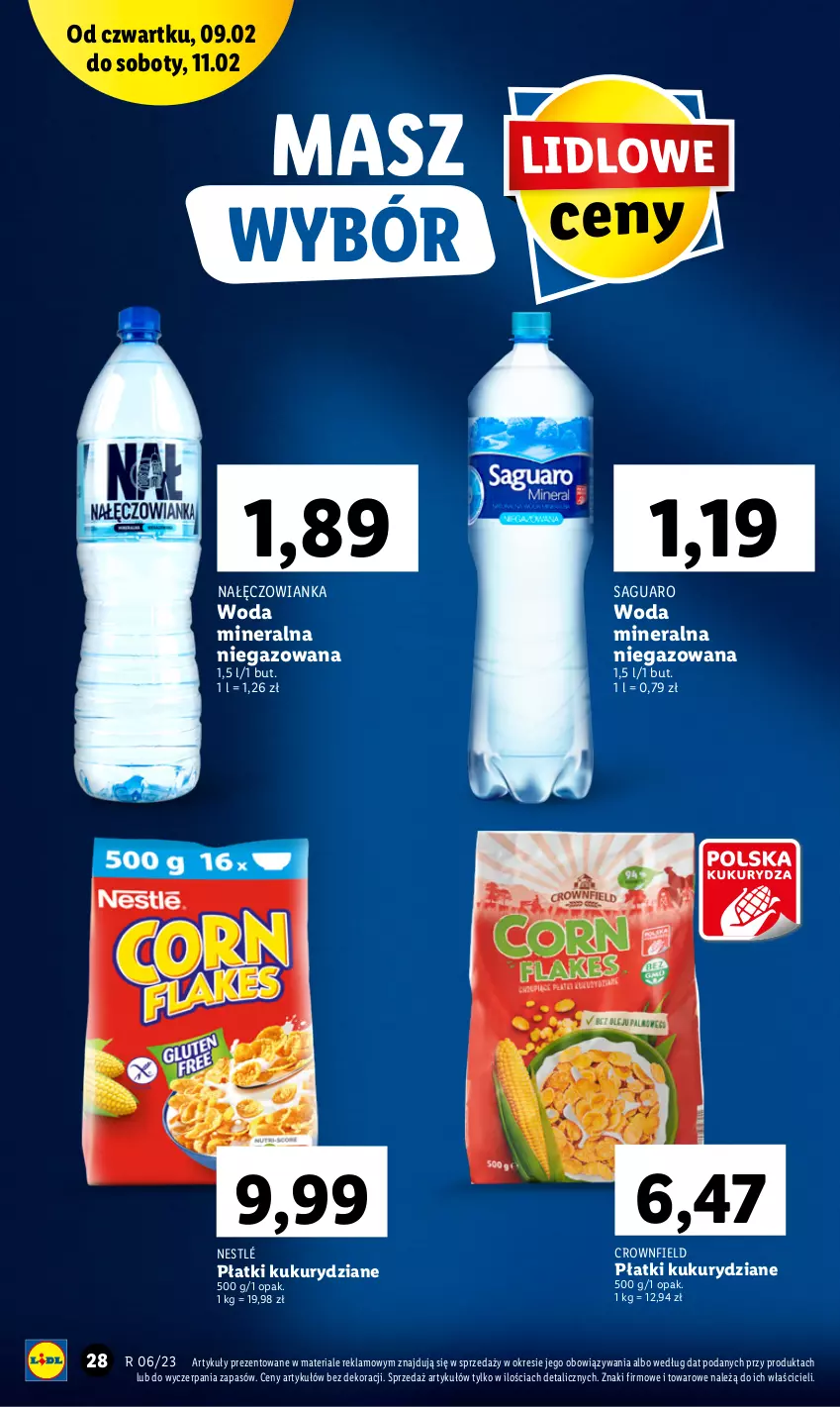 Gazetka promocyjna Lidl - GAZETKA - ważna 09.02 do 11.02.2023 - strona 30 - produkty: Nałęczowianka, Nestlé, Woda, Woda mineralna