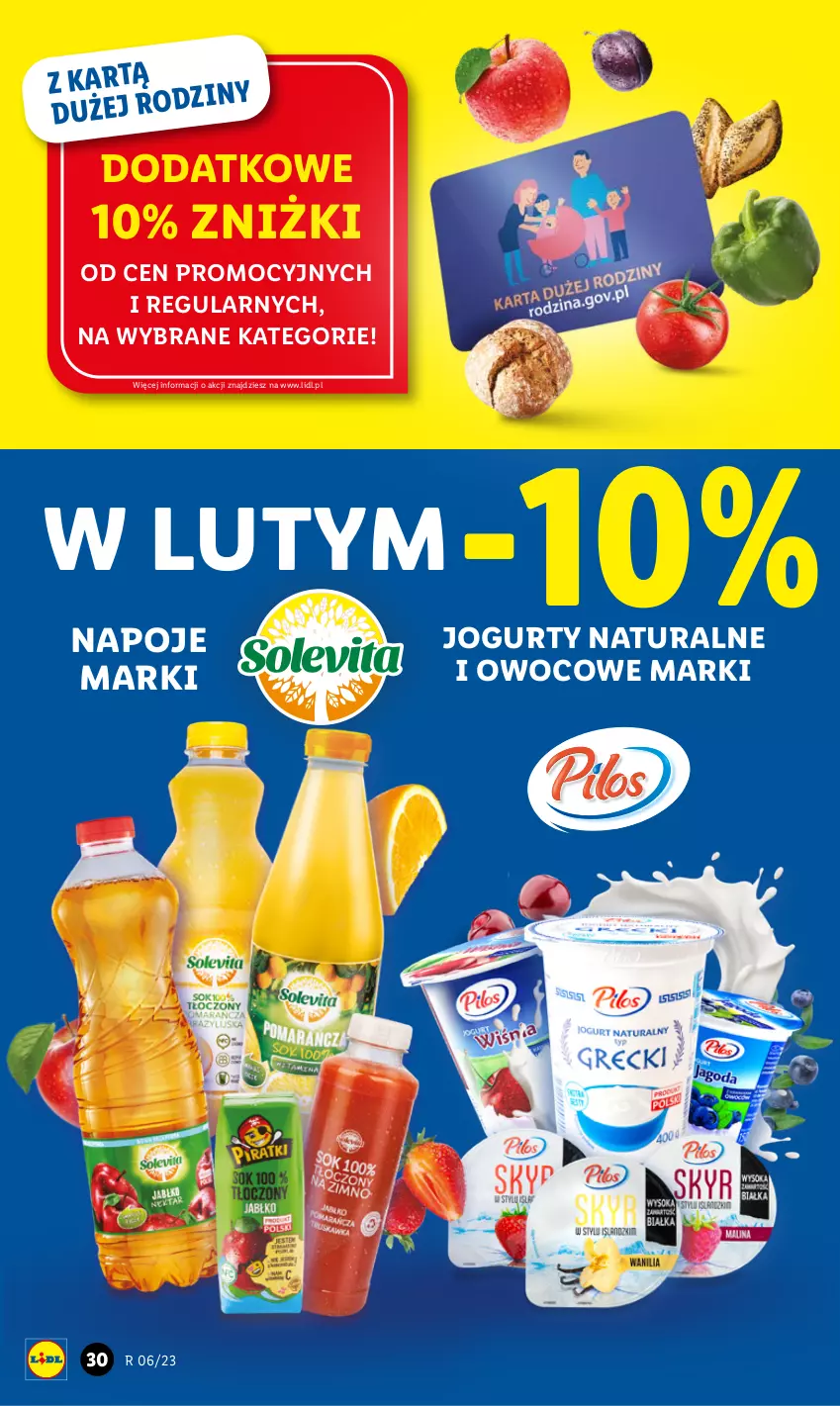 Gazetka promocyjna Lidl - GAZETKA - ważna 09.02 do 11.02.2023 - strona 32 - produkty: Jogurt, Napoje