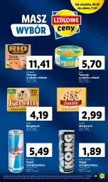 Gazetka promocyjna Lidl - GAZETKA - Gazetka - ważna od 11.02 do 11.02.2023 - strona 31 - produkty: Rio Mare, Red Bull, Margaryna, Tuńczyk, Kasia, Napój