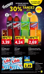 Gazetka promocyjna Lidl - GAZETKA - Gazetka - ważna od 11.02 do 11.02.2023 - strona 45 - produkty: Sok, Pur, Napoje, Napój gazowany, Napój