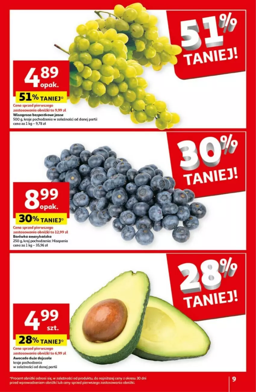 Gazetka promocyjna Auchan - ważna 18.04 do 24.04.2024 - strona 62 - produkty: Borówka, Borówka amerykańska, Wino