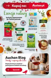 Gazetka promocyjna Auchan - Gazetka - ważna od 24.04 do 24.04.2024 - strona 30 - produkty: Tetley, Apteka, Herbata
