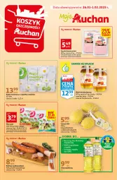Gazetka promocyjna Auchan - Gazetka Rewelacyjne Marki Auchan Moje Auchan - Gazetka - ważna od 01.02 do 01.02.2023 - strona 1 - produkty: Ser, Rum, Papier, Wawel, Papier toaletowy, Szynka konserwowa, Sałat, Szynka, Miód, Olej rzepakowy, Olej, Kiełbasa