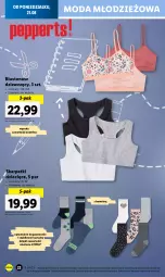 Gazetka promocyjna Lidl - GAZETKA - Gazetka - ważna od 27.08 do 27.08.2023 - strona 22 - produkty: Sok, Biustonosz, Karp, Skarpetki, Moda, Dzieci