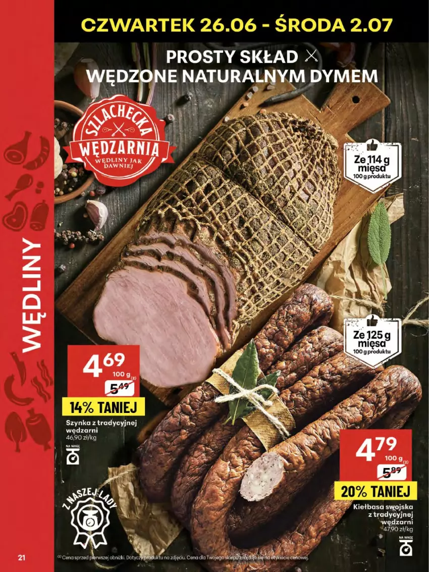 Gazetka promocyjna Delikatesy Centrum - Franczyza DC26 Czwartek - ważna 26.06 do 02.07.2025 - strona 21
