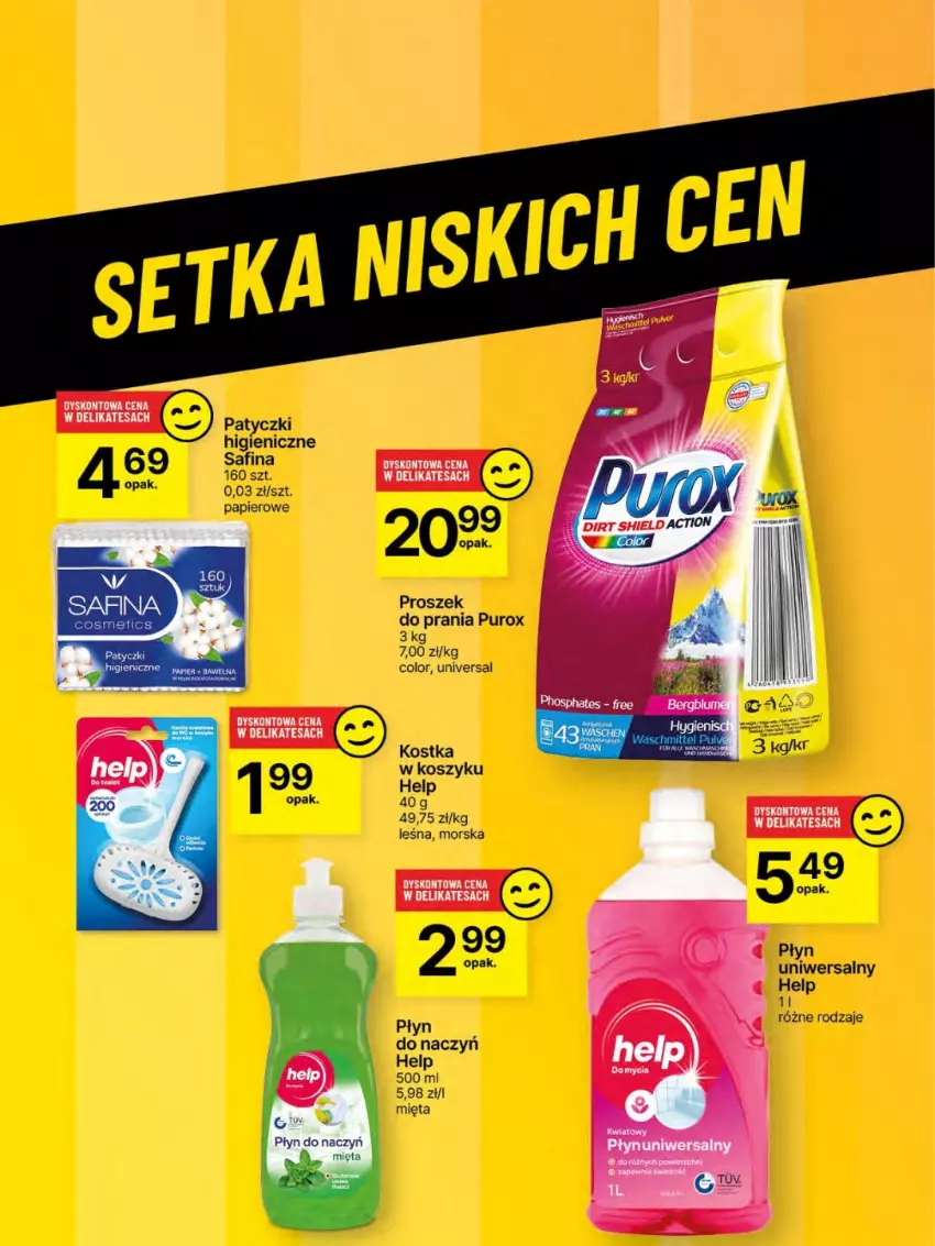 Gazetka promocyjna Delikatesy Centrum - Franczyza DC26 Czwartek - ważna 26.06 do 02.07.2025 - strona 63 - produkty: Kosz, Mięta, Papier, Proszek do prania, Pur