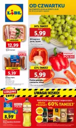 Gazetka promocyjna Lidl - GAZETKA - Gazetka - ważna od 03.09 do 03.09.2022 - strona 1 - produkty: Gra, Papryka czerwona, Papryka, Beskidzki, Boczek bez kości, PIKOK, Boczek, Olej rzepakowy, Wino, Waga, Olej, Kiełbasa, Kiełbasa śląska