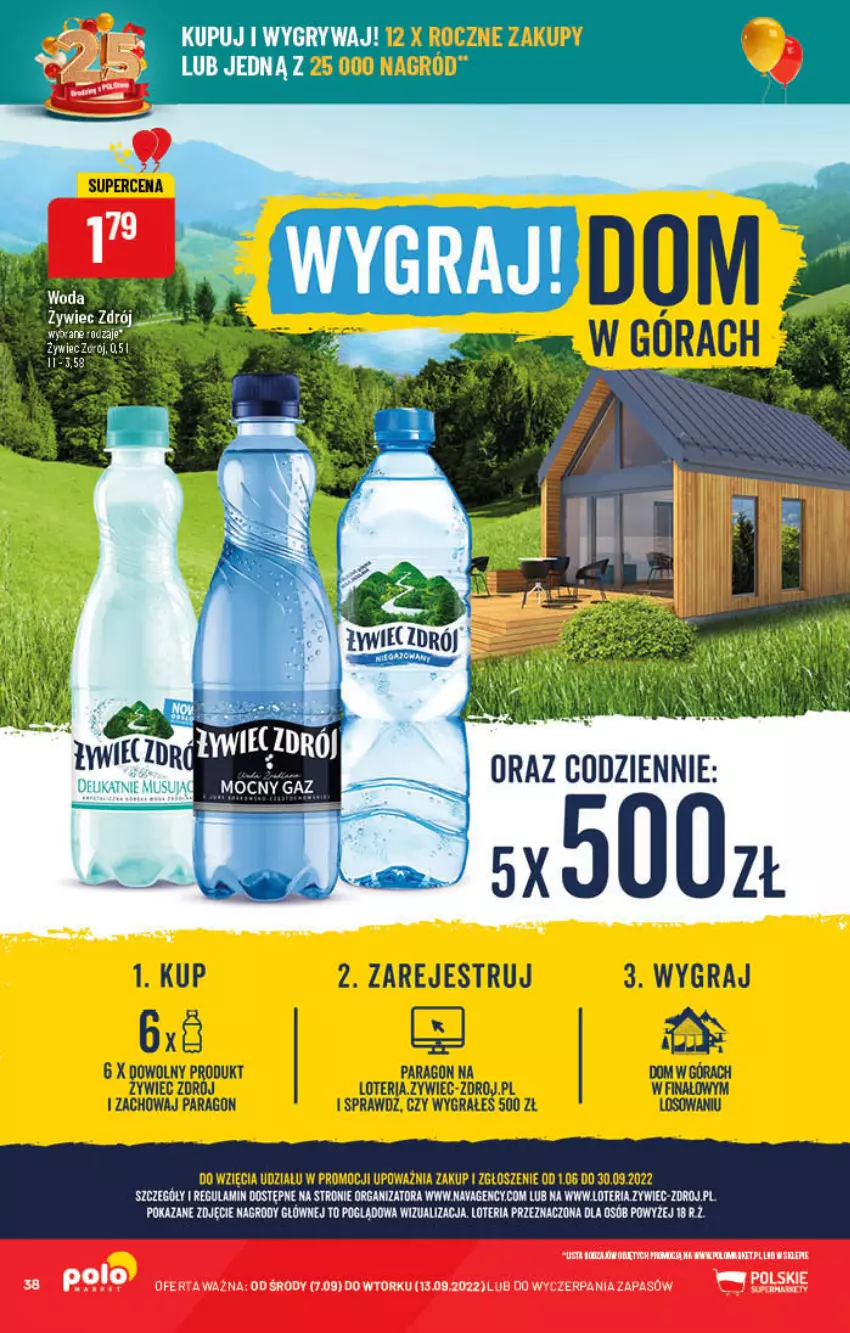 Gazetka promocyjna PoloMarket - Gazetka pomocyjna - ważna 07.09 do 13.09.2022 - strona 38 - produkty: Woda