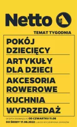 Gazetka promocyjna Netto - Akcesoria i dodatki - Gazetka - ważna od 17.08 do 17.08.2022 - strona 1 - produkty: Kuchnia, Rower, Pokój dziecięcy, Dzieci