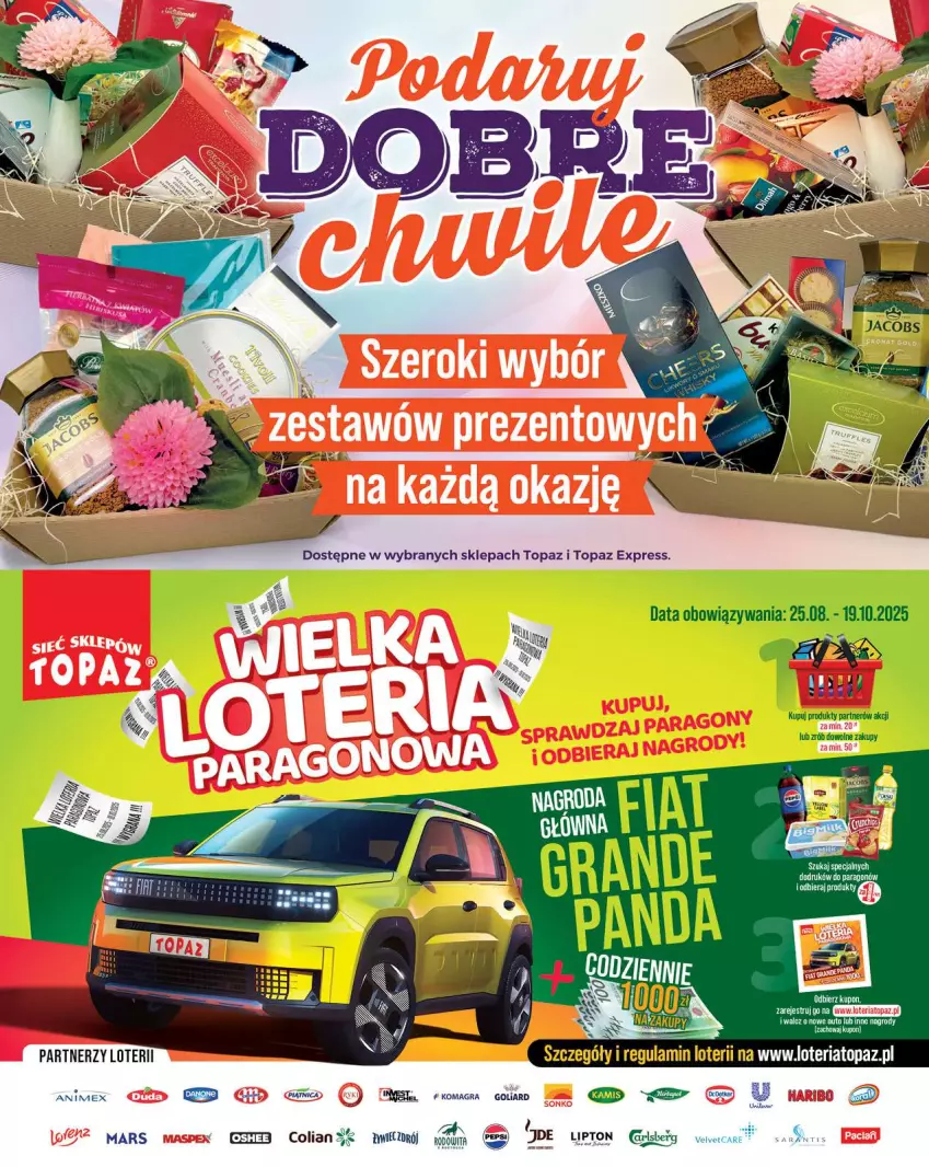 Gazetka promocyjna Topaz - Gazetka - ważna 09.10 do 15.10.2025 - strona 5 - produkty: Goliard, Lipton, Mars, Top, Velvet
