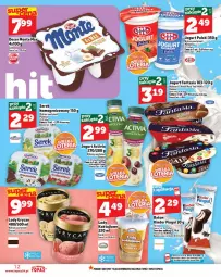Gazetka promocyjna Topaz - Gazetka - Gazetka - ważna od 15.10 do 15.10.2025 - strona 12 - produkty: Top, Ser, Gry, Danone, Piątnica, Zott, Jogurt, Mlekovita, Activia, Twix, Lody, Serek, Mars, Baton, Fanta, Deser, Kinder, Monte, Mleko, Fa