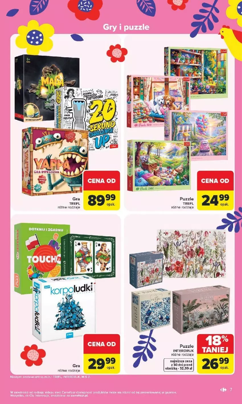 Gazetka promocyjna Carrefour - Gazetka Łap Wielkanocne okazje od poniedziałku! - ważna 16.03 do 29.03.2026 - strona 7 - produkty: Gra, Puzzle