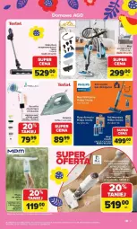 Gazetka promocyjna Carrefour - Gazetka Łap Wielkanocne okazje od poniedziałku! - Gazetka - ważna od 29.03 do 29.03.2026 - strona 21 - produkty: Odkurzacz, Mop, Philips, Szczotka, Odkurzacz bezprzewodowy, Tefal, Dźwig, Fa