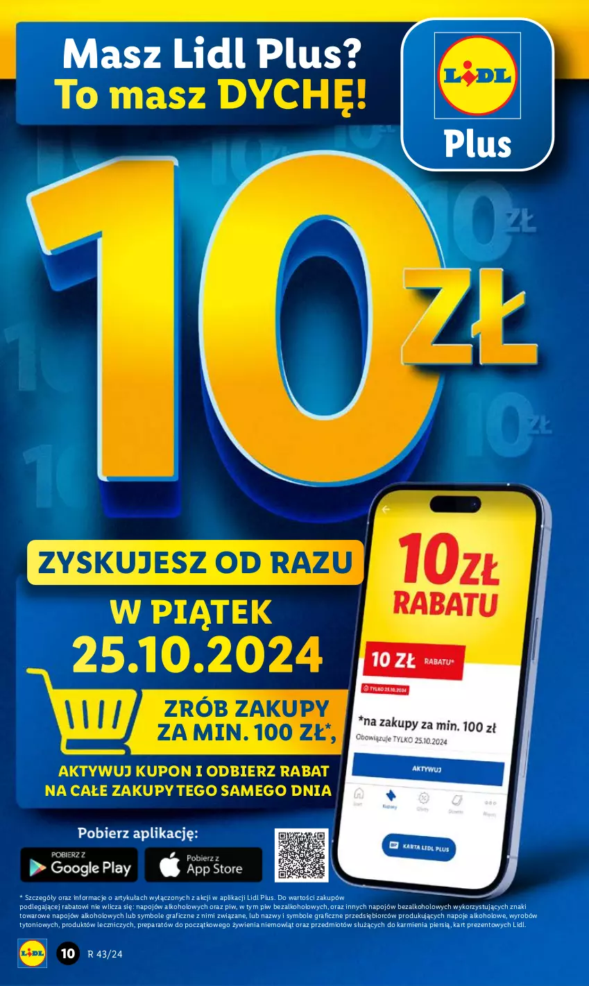 Gazetka promocyjna Lidl - GAZETKA - ważna 24.10 do 26.10.2024 - strona 10 - produkty: Gra, Karmi, Napoje, Znicz