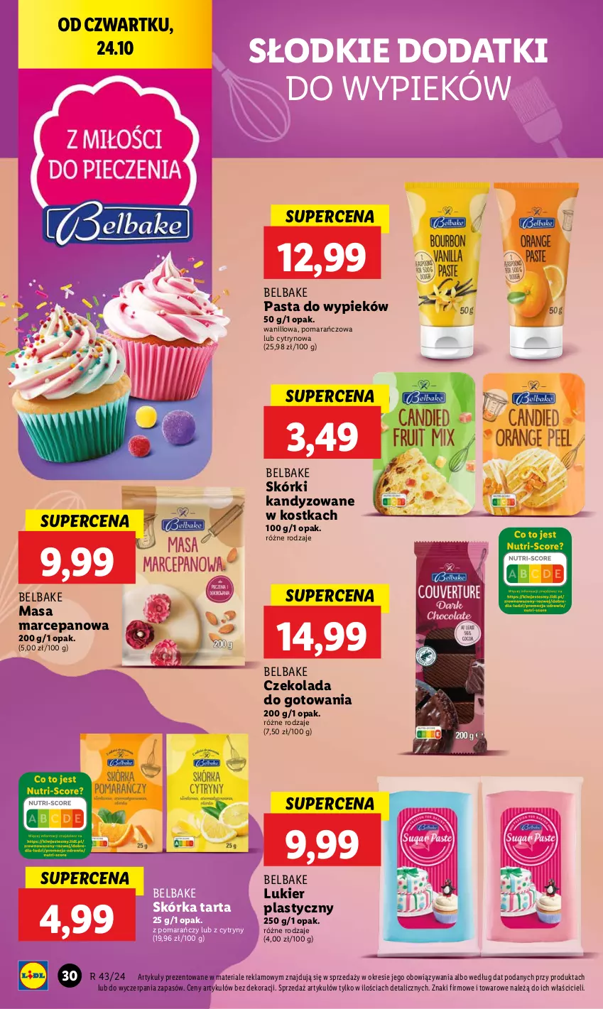 Gazetka promocyjna Lidl - GAZETKA - ważna 24.10 do 26.10.2024 - strona 36 - produkty: Cytryny, Czekolada, Tarta