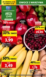 Gazetka promocyjna Lidl - GAZETKA - Gazetka - ważna od 26.10 do 26.10.2024 - strona 22 - produkty: Banany, Warzywa, Ser, Owoce, Chleb, Jabłka, Imbir