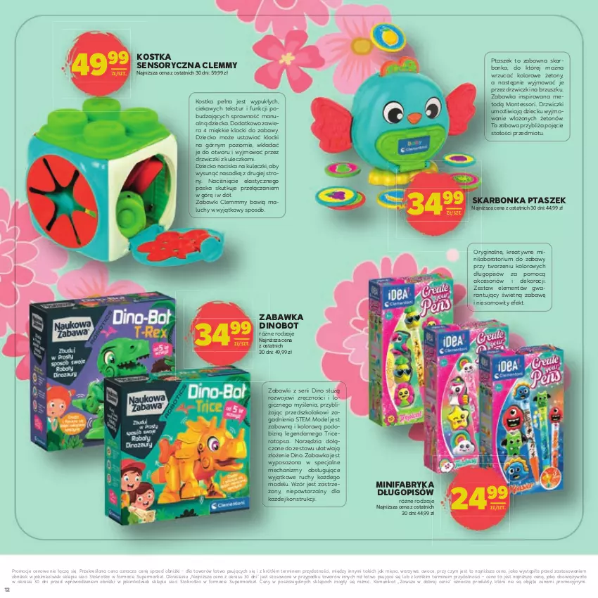 Gazetka promocyjna Stokrotka - Dzień matki i dziecka - ważna 22.05 do 04.06.2025 - strona 12 - produkty: Długopis, Drzwi, Fa, Gin, Klocki, Mięso, Monte, Owoce, Ser, Top, Warzywa, Zabawka