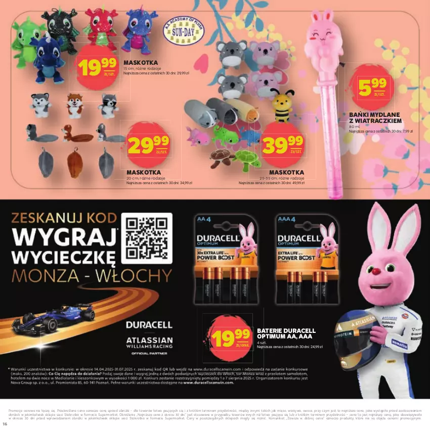 Gazetka promocyjna Stokrotka - Dzień matki i dziecka - ważna 22.05 do 04.06.2025 - strona 16 - produkty: Duracell, Mięso, Owoce, Warzywa