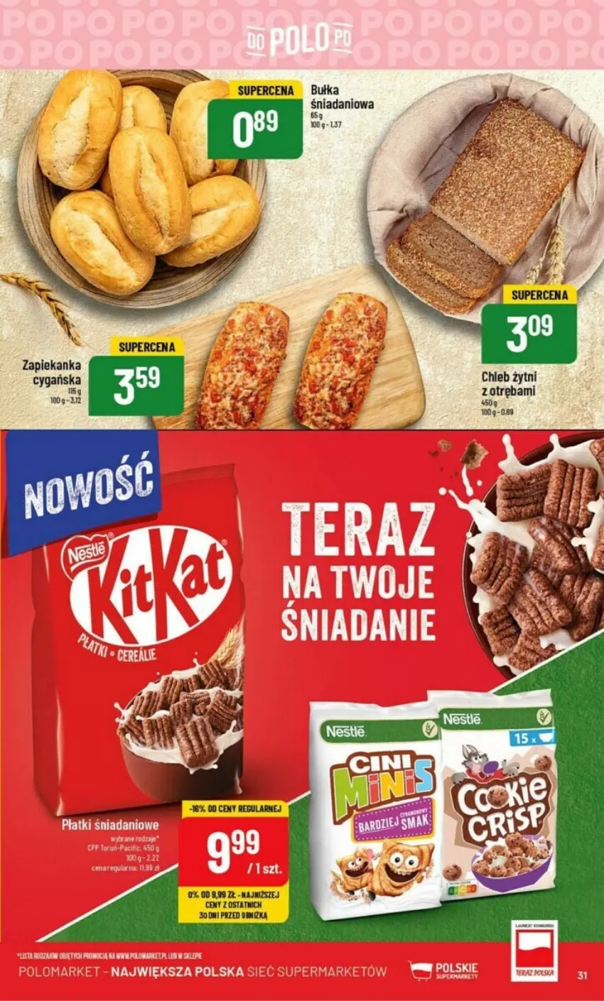 Gazetka promocyjna PoloMarket - ważna 04.10 do 10.10.2023 - strona 25 - produkty: Bułka, Chleb, Danio, Fa, Tera