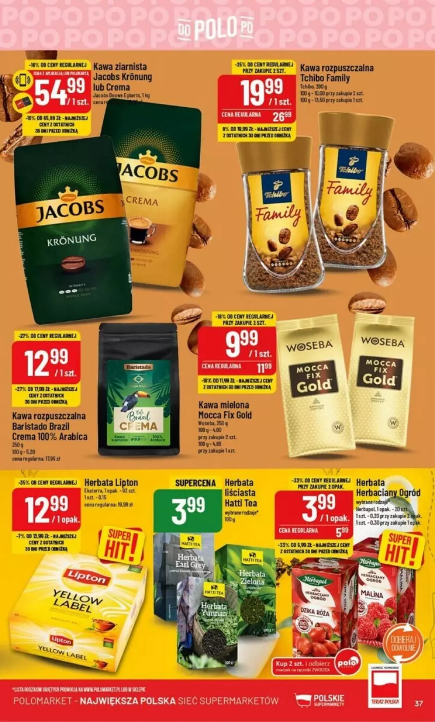 Gazetka promocyjna PoloMarket - ważna 04.10 do 10.10.2023 - strona 31 - produkty: BIC, Fa, Herbata, Kawa, Kawa mielona, LG, Lipton, Tchibo, Tchibo Family