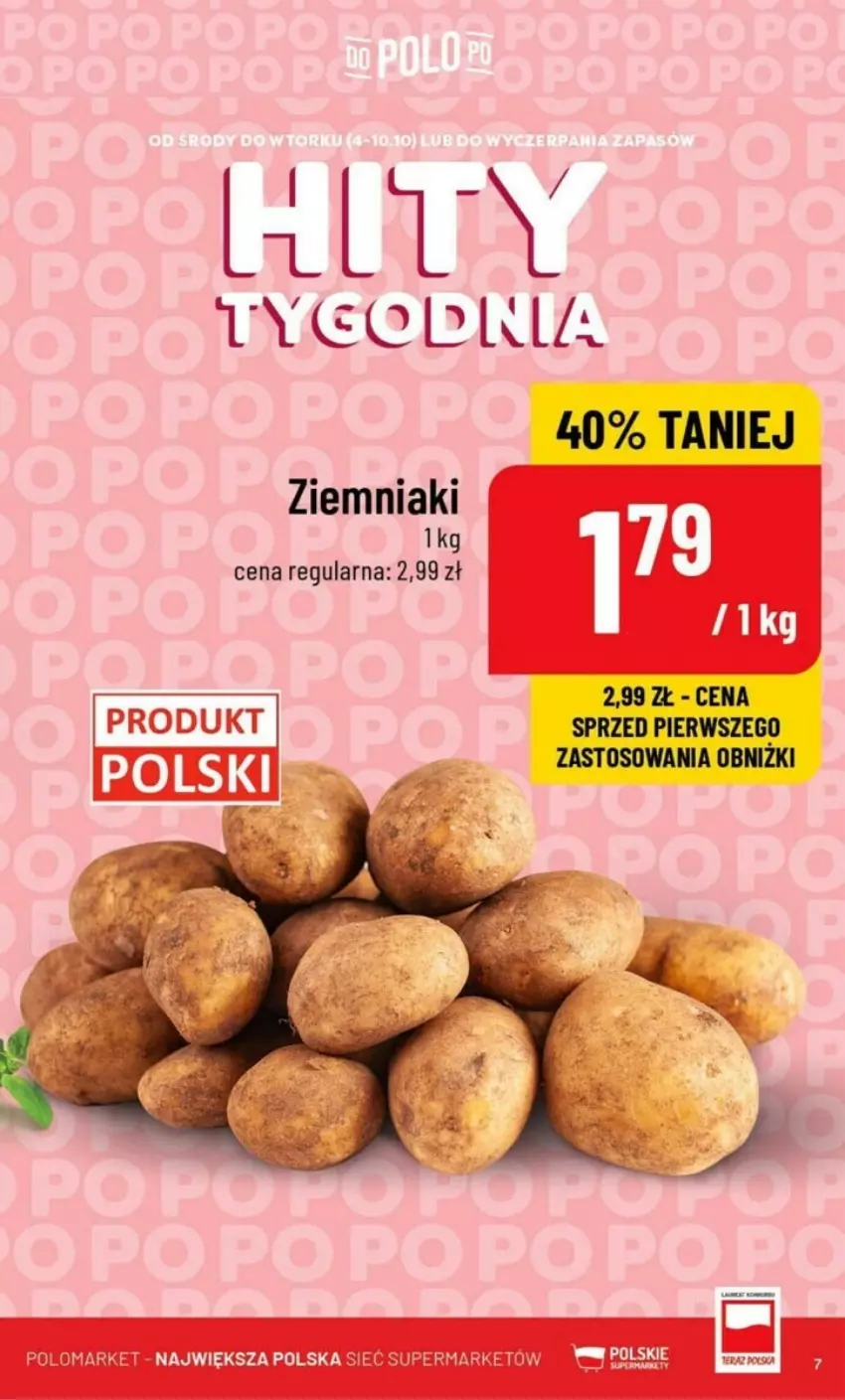 Gazetka promocyjna PoloMarket - ważna 04.10 do 10.10.2023 - strona 56 - produkty: Ziemniaki