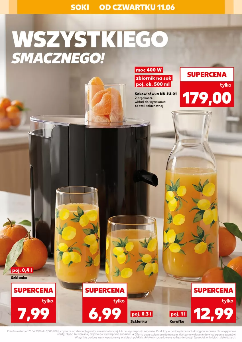 Gazetka promocyjna Kaufland - Kaufland - ważna 11.06 do 17.06.2026 - strona 22 - produkty: Sok, Szklanka