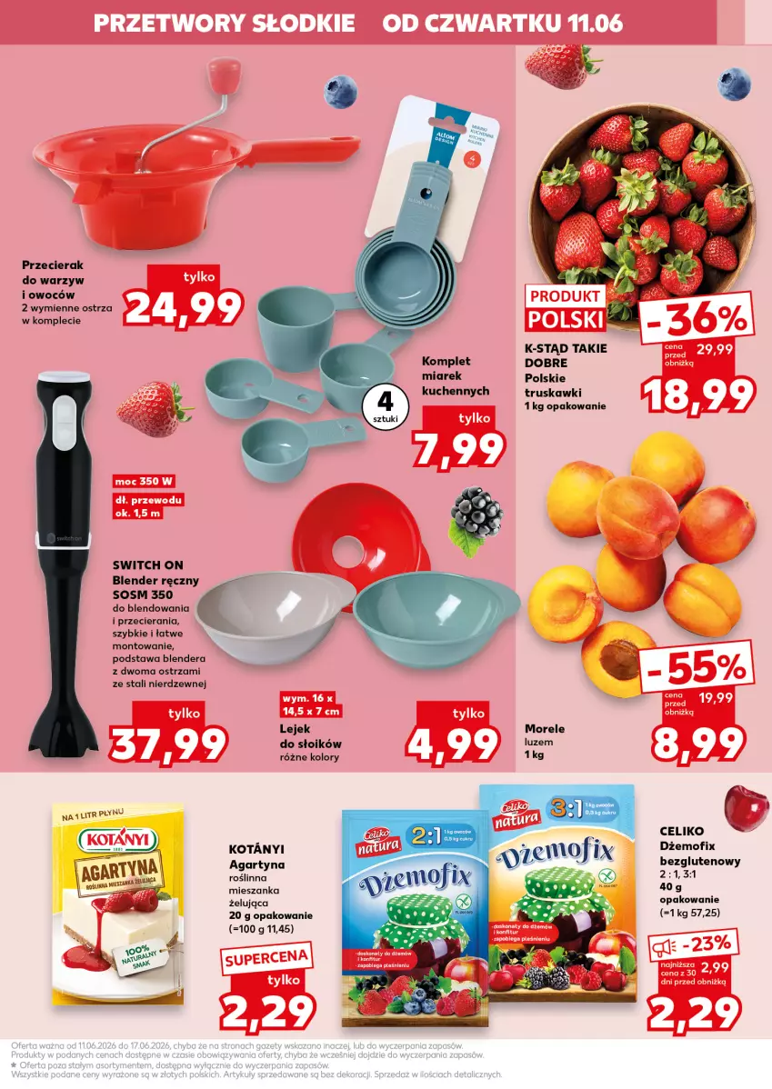 Gazetka promocyjna Kaufland - Kaufland - ważna 11.06 do 17.06.2026 - strona 7 - produkty: Blender, Blender ręczny, Dżem, Sos, Truskawki