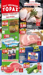 Gazetka promocyjna Topaz - Gazetka - Gazetka - ważna od 08.06 do 08.06.2022 - strona 1 - produkty: Piwo, Sok, Ogórek, Kawa, Carlsberg, Jacobs, Arbuz, Masło, Mleko