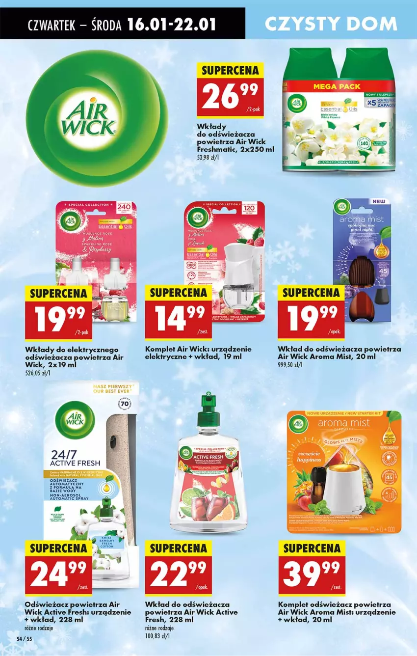 Gazetka promocyjna Biedronka - Od Czwartku - ważna 16.01 do 22.01.2025 - strona 54 - produkty: Air Wick, Gra, Odświeżacz powietrza