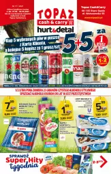 Gazetka promocyjna Topaz - Gazetka - Gazetka - ważna od 02.06 do 02.06.2021 - strona 1 - produkty: Big Milk, Lody, Morliny, Napój, Kiełbasa, Hortex, Kiełbasa śląska