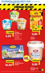 Gazetka promocyjna Lidl - GAZETKA - Gazetka - ważna od 20.03 do 20.03.2022 - strona 19 - produkty: Chrzan, Serek puszysty, Ser, Gra, Twaróg, Mlekovita, Radamer, Serek, Pilos, Sushi, Twaróg półtłusty, Waga, Mleko