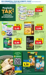 Gazetka promocyjna Lidl - GAZETKA - Gazetka - ważna od 20.03 do 20.03.2022 - strona 22 - produkty: Kurczak, Panna cotta, Tofu, Burger, Buraki, Piña Colada, Roślinny gyros, Gyros