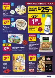 Gazetka promocyjna Aldi - Ale akcja - Gazetka - ważna od 25.04 do 25.04.2021 - strona 13 - produkty: Pierogi, Makaron, Ser, Koc, Twaróg, Tera, Serek, Ser twarogowy, Kefir, Mieszanka warzyw
