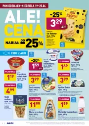 Gazetka promocyjna Aldi - Ale akcja - Gazetka - ważna od 25.04 do 25.04.2021 - strona 8 - produkty: Makaron, Ser, BIC, Paprykarz, Salami, Maślanka, Jogurt, Papryka, Cars, Robico, Radamer, Tera, Dega, Sałat, Szynka, Pieprz, Hochland, Owoce, Paprykarz szczeciński, Masło, Olej, Emmental, Masło orzechowe