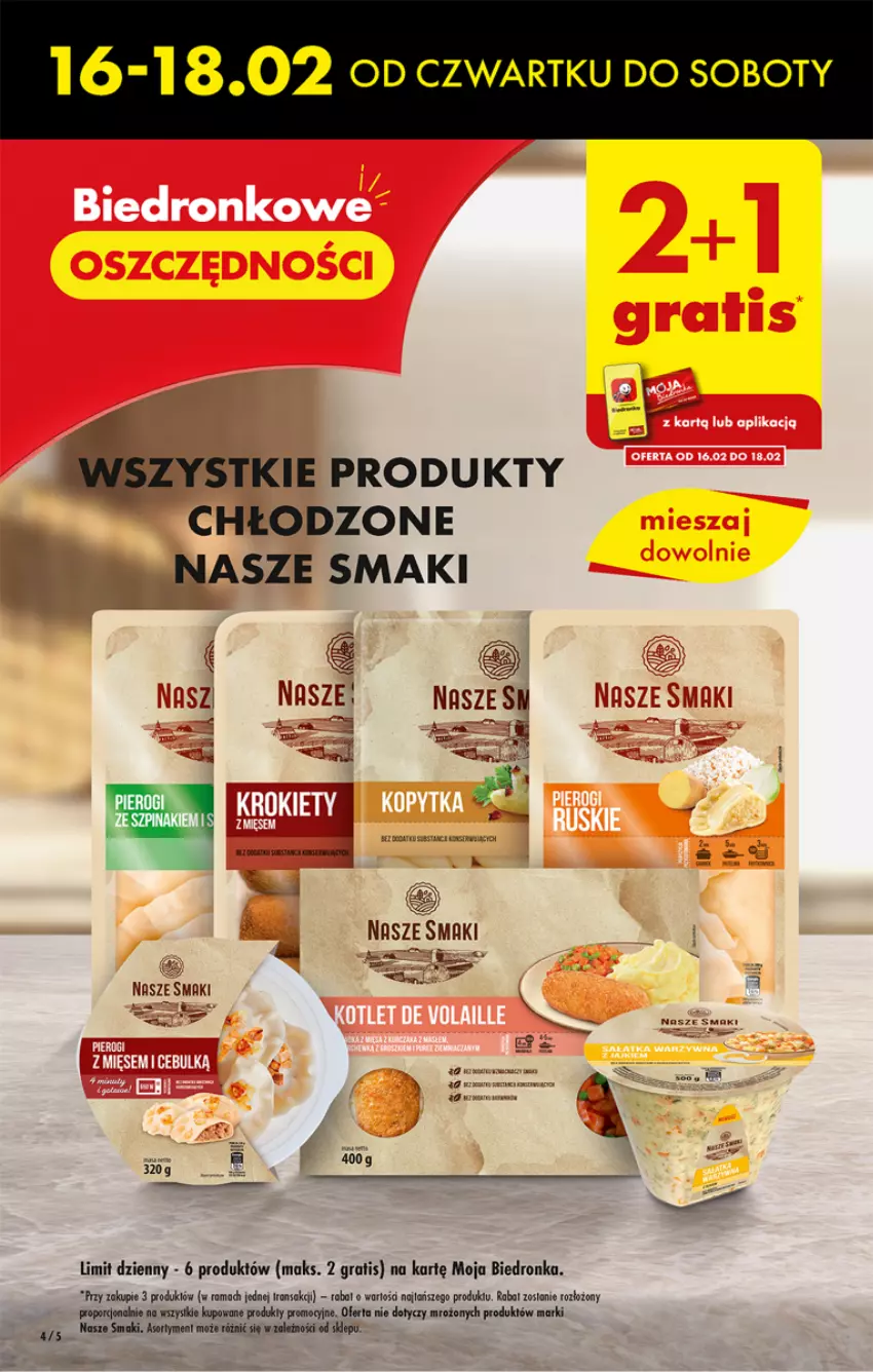 Gazetka promocyjna Biedronka - ważna 16.02 do 22.02.2023 - strona 4 - produkty: Fa, Gra, Por, Rama, Tran