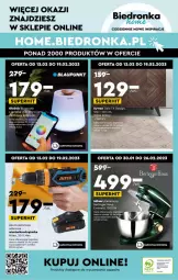 Gazetka promocyjna Biedronka - Gazetka - ważna od 22.02 do 22.02.2023 - strona 57 - produkty: Ser, Głośnik, Wiertarkowkrętarka, Mikser, Tarka, , Wkręt, Głośnik bluetooth, Wkrętarka, Dywan, Akumulator, LG, Fa