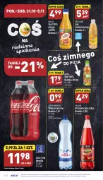 Gazetka promocyjna Aldi - Pełny katalog - Gazetka - ważna od 05.11 do 05.11.2022 - strona 22 - produkty: Sok, Pur, Coca-Cola, Oranżada, Hellena, Woda mineralna, Kubuś, Woda, Mango, Hortex