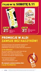 Gazetka promocyjna Aldi - Pełny katalog - Gazetka - ważna od 05.11 do 05.11.2022 - strona 26 - produkty: Mus, Gra, O nas, Mąka, Haczyk, Basia, Mąka tortowa, Mleko, Fa
