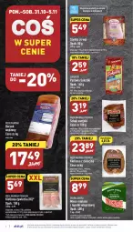 Gazetka promocyjna Aldi - Pełny katalog - Gazetka - ważna od 05.11 do 05.11.2022 - strona 4 - produkty: Mięso mielone, Mięso mielone z łopatki wieprzowej, Parówki sokoliki, Sok, Ser, Por, Sokołów, Parówki, Lodówka, Szynka, Boczek, Kiełbasa, Mięso
