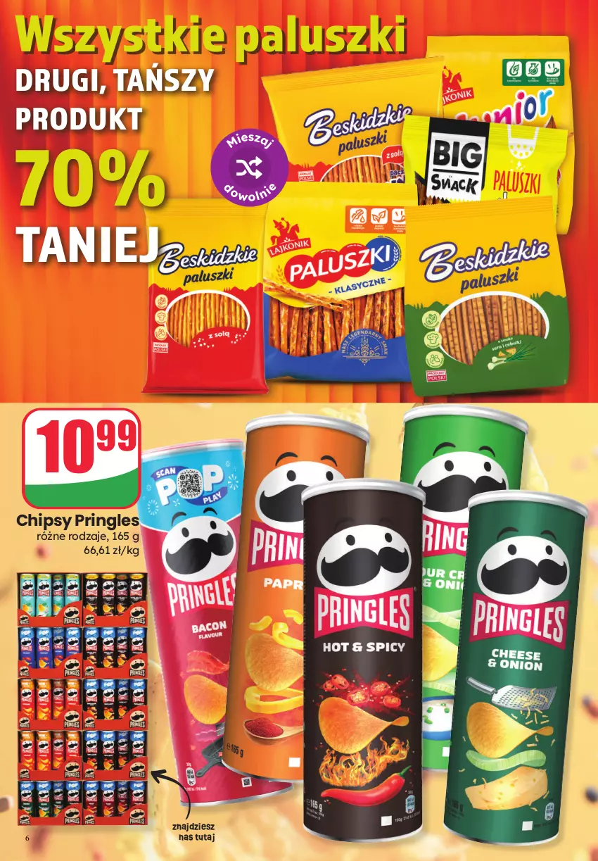 Gazetka promocyjna Dino - Katalog - Czas na majówkę 2026 - ważna 29.04 do 02.05.2026 - strona 6 - produkty: Chipsy, Pringles