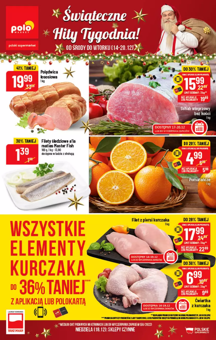 Gazetka promocyjna PoloMarket - Gazetka pomocyjna - ważna 14.12 do 20.12.2022 - strona 1 - produkty: AEG, Polędwica, Sos