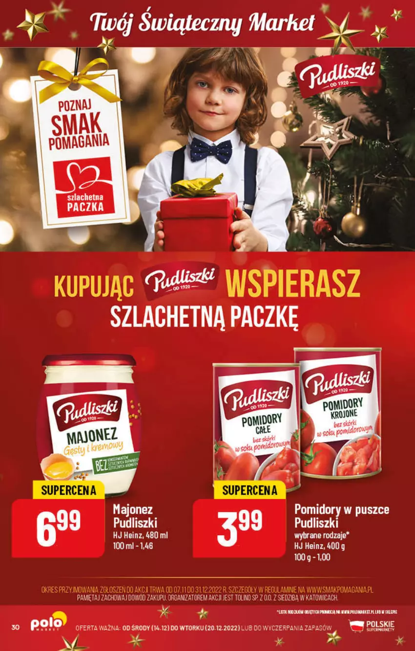 Gazetka promocyjna PoloMarket - Gazetka pomocyjna - ważna 14.12 do 20.12.2022 - strona 30 - produkty: Fa, Heinz, Majonez, Pomidory