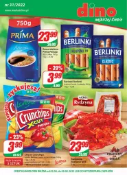 Gazetka promocyjna Dino - Gazetka - Gazetka - ważna od 09.08 do 09.08.2022 - strona 1 - produkty: Kawa mielona, Kawa, Prima
