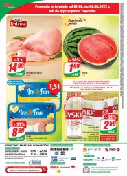 Gazetka promocyjna Dino - Gazetka - Gazetka - ważna od 09.08 do 09.08.2022 - strona 24 - produkty: Piwo, Ser, Tyskie, Tera, Lody, Szynka, Arbuz, Fa