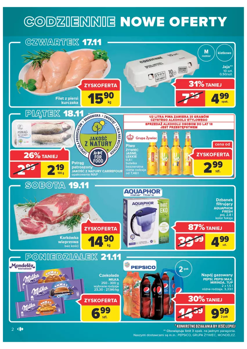 Gazetka promocyjna Carrefour - Gazetka Wielkie Otwarcie w Kaliszu - ważna 16.11 do 21.11.2022 - strona 2 - produkty: Gra, Kret, Piwa