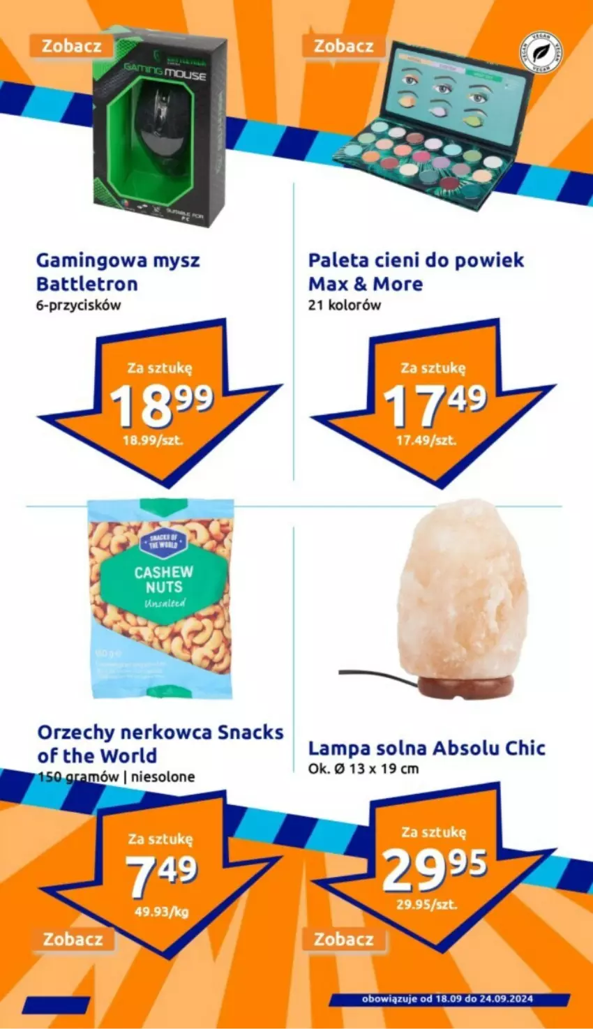 Gazetka promocyjna Action - ważna 18.09 do 24.09.2024 - strona 10 - produkty: Lampa, Mysz, Paleta