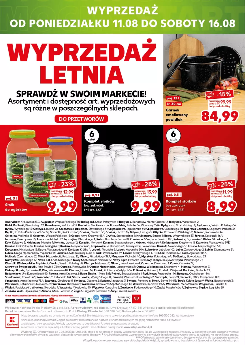 Gazetka promocyjna Kaufland - Kaufland - ważna 07.08 do 12.08.2025 - strona 20 - produkty: BIC, Gry, Kosz, LANA, Lion, Monte, Mysz, Namysłów, Olej, Parasol, Piast, Piec, Podlaski, Sól, Sos, Szal, Top