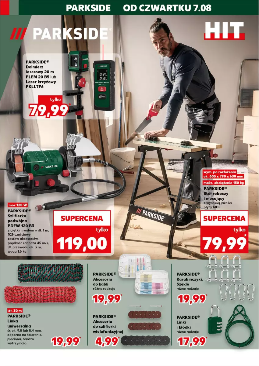 Gazetka promocyjna Kaufland - Kaufland - ważna 07.08 do 12.08.2025 - strona 4 - produkty: Iams, Inka, Laser krzyżowy, Parkside, Por, Ser, Sok, Stół, Szlifierka, Waga