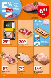 Gazetka promocyjna Auchan - Małe Ceny Hipermarkety - Gazetka - ważna od 12.01 do 12.01.2022 - strona 22 - produkty: Kurczak, Por, Mięso z uda kurczaka, Bulion, Tran, Lion, Schab wieprzowy, Rosół, Kotlet, Mięso